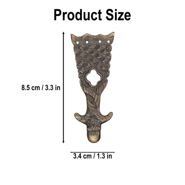 Late Medieval Solid Brass Belt End / Chape
