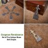 Late Medieval Solid Brass Belt End / Chape
