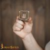 Antique Brass Double Needle Belt Buckle