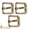 Antique Brass Double Needle Belt Buckle