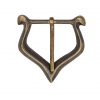 Late Medieval Antique Brass Belt Buckle