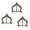 Late Medieval Antique Brass Belt Buckle