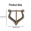 Late Medieval Antique Brass Belt Buckle