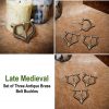 Late Medieval Antique Brass Belt Buckle