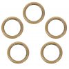 Ring Buckle Antique Brass Loop Belt Functional Accessory Set of 5 Pieces