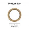 Ring Buckle Antique Brass Loop Belt Functional Accessory Set of 5 Pieces