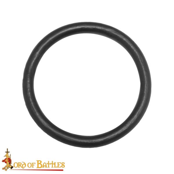 Hand Forged Iron Ring Buckle / Leather Accessory