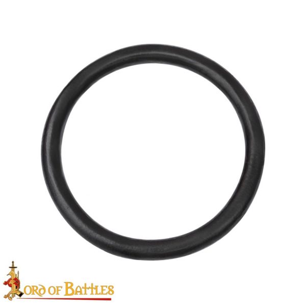 Hand Forged Iron Ring Buckle / Leather Accessory