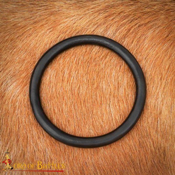 Hand Forged Iron Ring Buckle / Leather Accessory