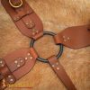 Hand Forged Iron Ring Buckle / Leather Accessory