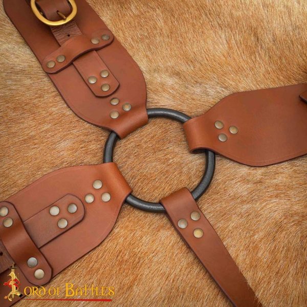 Hand Forged Iron Ring Buckle / Leather Accessory