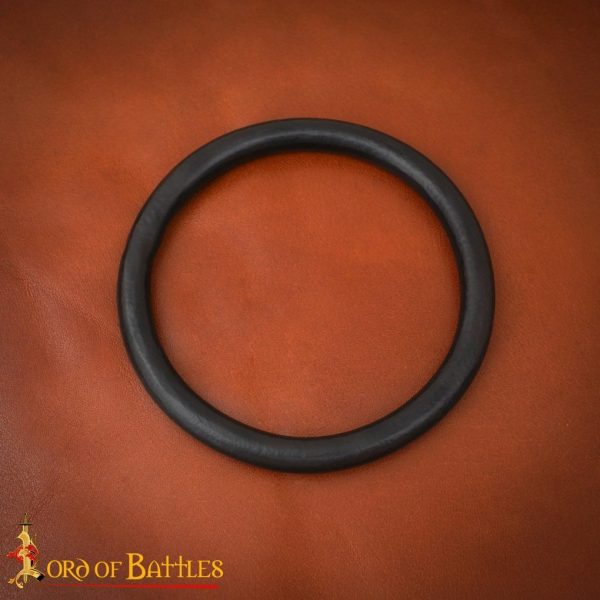 Hand Forged Iron Ring Buckle / Leather Accessory
