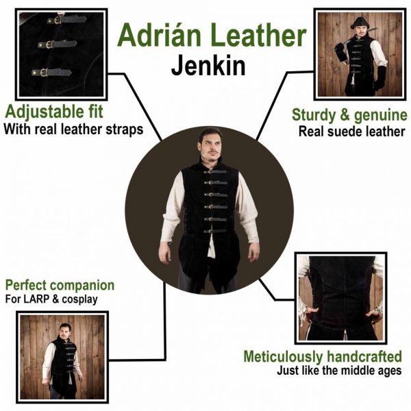 Supple Suede 'Adrián' Leather Jerkin
