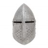 Medieval Knightly Closed Conical Helm 16gauge
