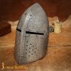 Medieval Knightly Closed Conical Helm 16gauge