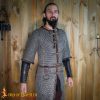 Viking Genuine Leather Axe Frog with Celtic Knotwork Design