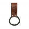Viking Genuine Leather Axe Frog with Celtic Knotwork Design