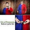 Medieval Eric of Pomerania Leather Belt with Pure Brass Details