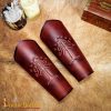 Genuine Leather Large Bracers for the Men of Middle Earth