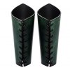 Genuine Leather Bracers with Embossed Fantasy Dragon Design