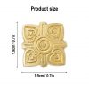 Solid Brass Viking belt Decoration Set of 5