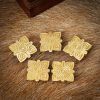 Solid Brass Viking belt Decoration Set of 5