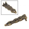 Antique Brass Small Celtic Belt End / Chape Leather Accessory