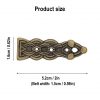 Antique Brass Small Celtic Belt End / Chape Leather Accessory