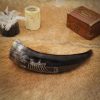 The Nordic Drakar Handcrafted Genuine Drinking Horn