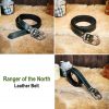 Ranger of the North Genuine Leather Belt with Embossed Design