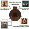 Genuine Leather Holder with Embossed Celtic Knotwork