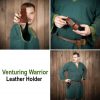 Genuine Leather Holder with Embossed Celtic Knotwork