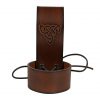 Genuine Leather Holder with Embossed Celtic Knotwork