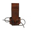 Genuine Leather Holder with Embossed Celtic Knotwork