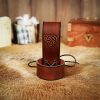 Genuine Leather Holder with Embossed Celtic Knotwork