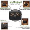 Late Medieval Leather Belt Pouch