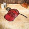 Leather Pauldrons With Mercia Kingdom Embossing Design