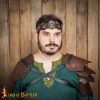 Fantasy Princely Genuine Leather Tiara