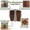 The Woodsman Leather Bracers for LARP Cosplay and Reenactments