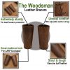 The Woodsman Leather Bracers for LARP Cosplay and Reenactments