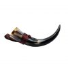 The Huntsman of the North Leather Holder with Genuine Horn
