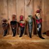 The Huntsman of the North Leather Holder with Genuine Horn