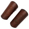Mighty Mjolnir Genuine Leather Bracers
