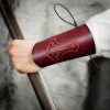 Mighty Mjolnir Genuine Leather Bracers
