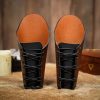 Three Headed Dragon Design Genuine Leather Bracers