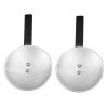 Medieval Steel Rondels with Leather Straps 16 gauge