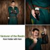 Venturer of the Realm Fur Lined Horn Holder with Horn