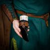 Venturer of the Realm Fur Lined Horn Holder with Horn