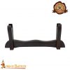 Single Tier Handcrafted Genuine Hardwood Sword and Axe Stand