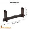 Single Tier Handcrafted Genuine Hardwood Sword and Axe Stand